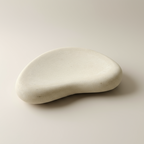 Minimalistinis rankų darbo betono padėklas Yin kasdienėms smulkmenoms interjere