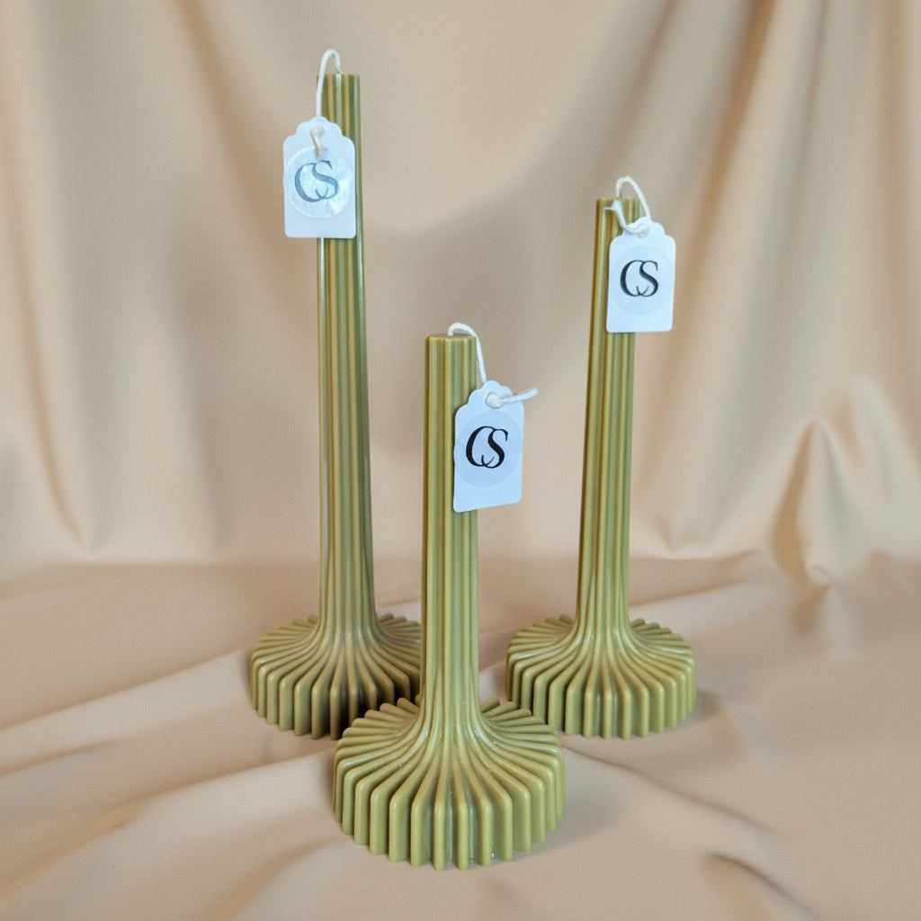 Rapsų vaško žvakė Morta prabangi ir estetiška namų dekoracija