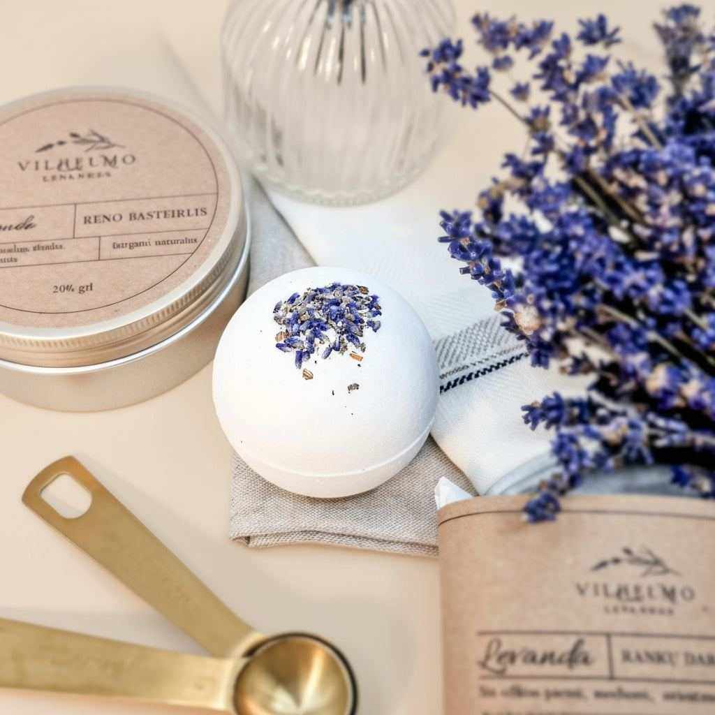 Vilhemo levandos rankų darbo  Vonios burbulas "Levanda" | Lisabu.lt