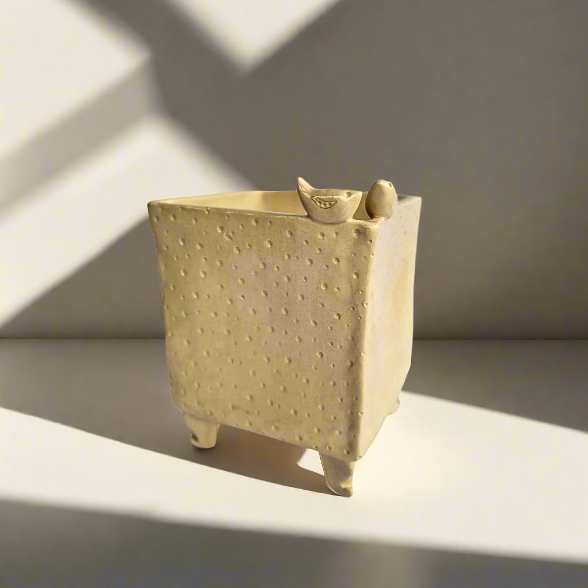 iMi Ceramics rankų darbo  Vazonėlis "Paukštelių čiulbėjimas" | Lisabu.lt